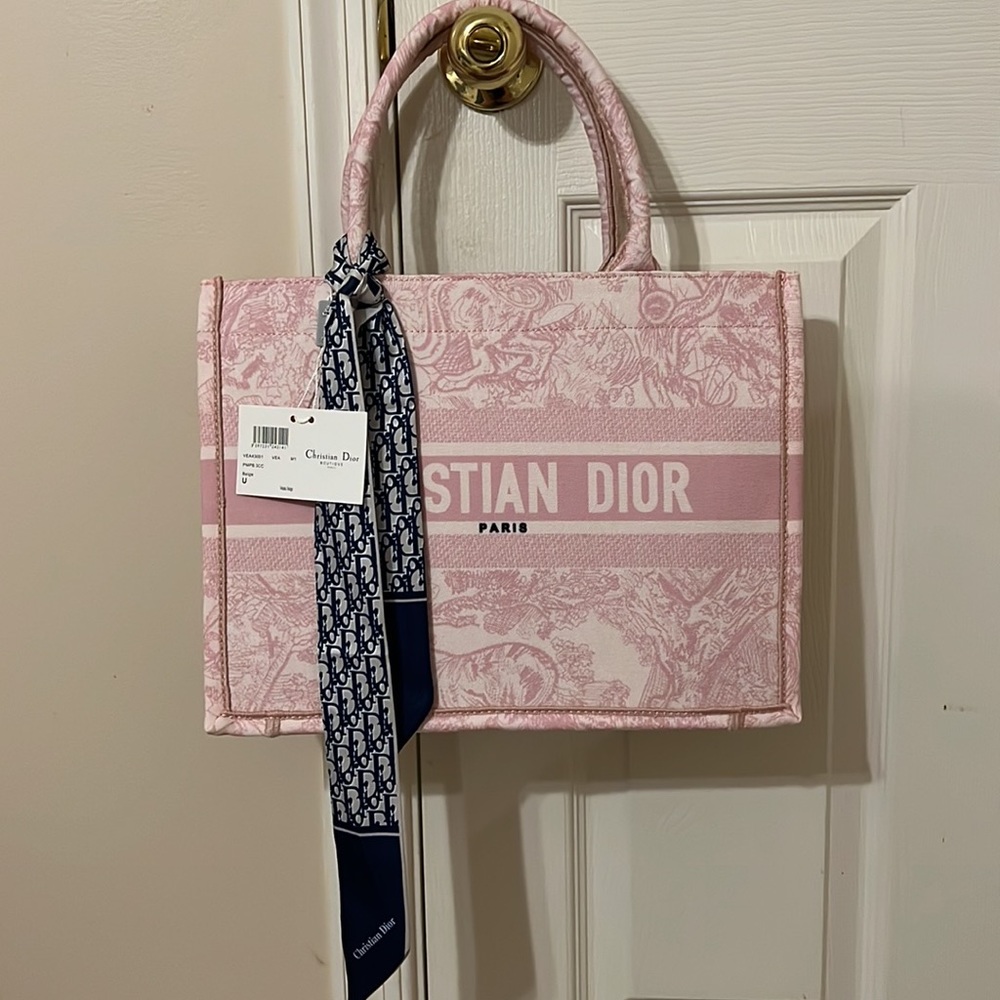 Pink Tote Bag